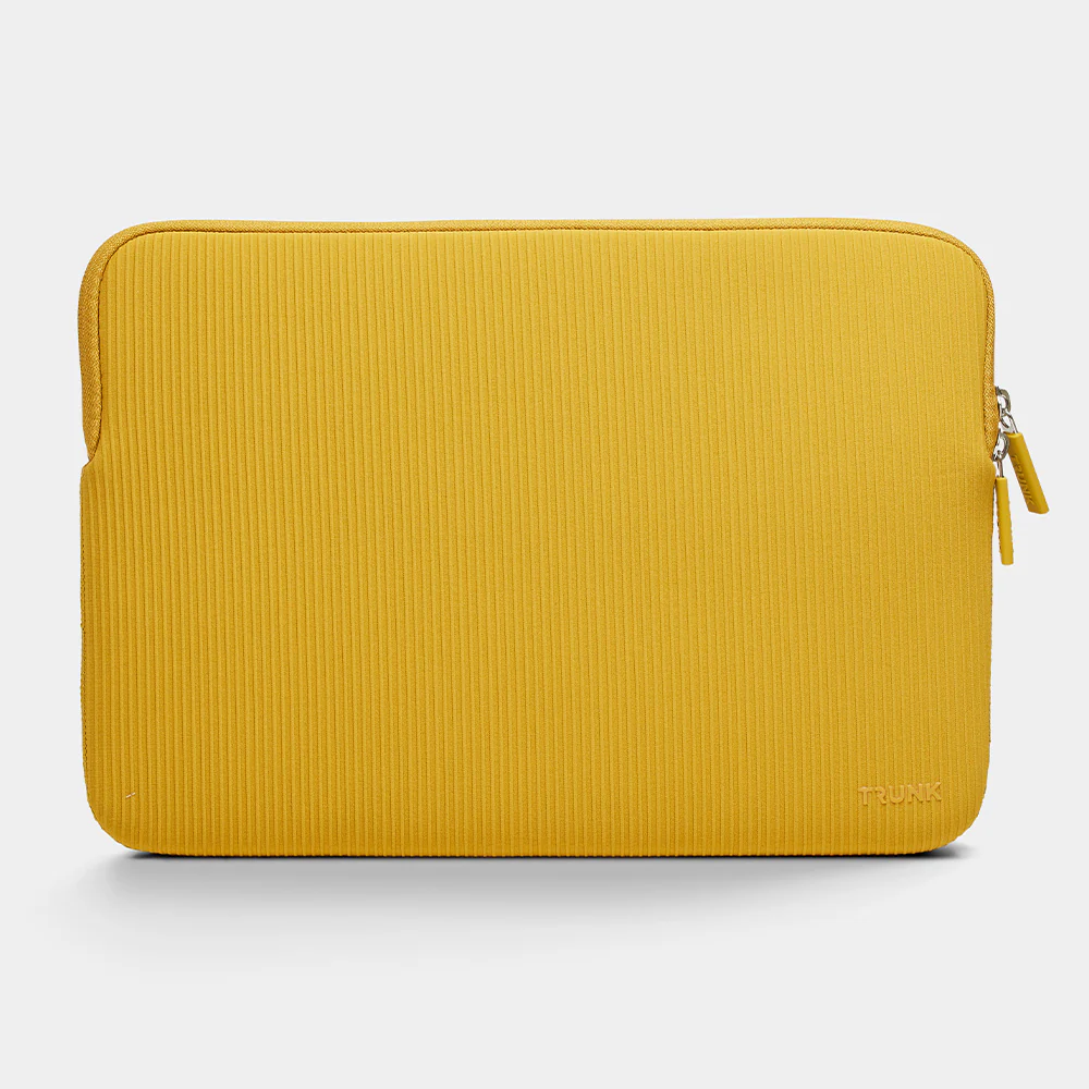 EOL Trunk Ribbed Velvet Sleeve voor MacBook 13-inch - Zonnebloem - Image 2