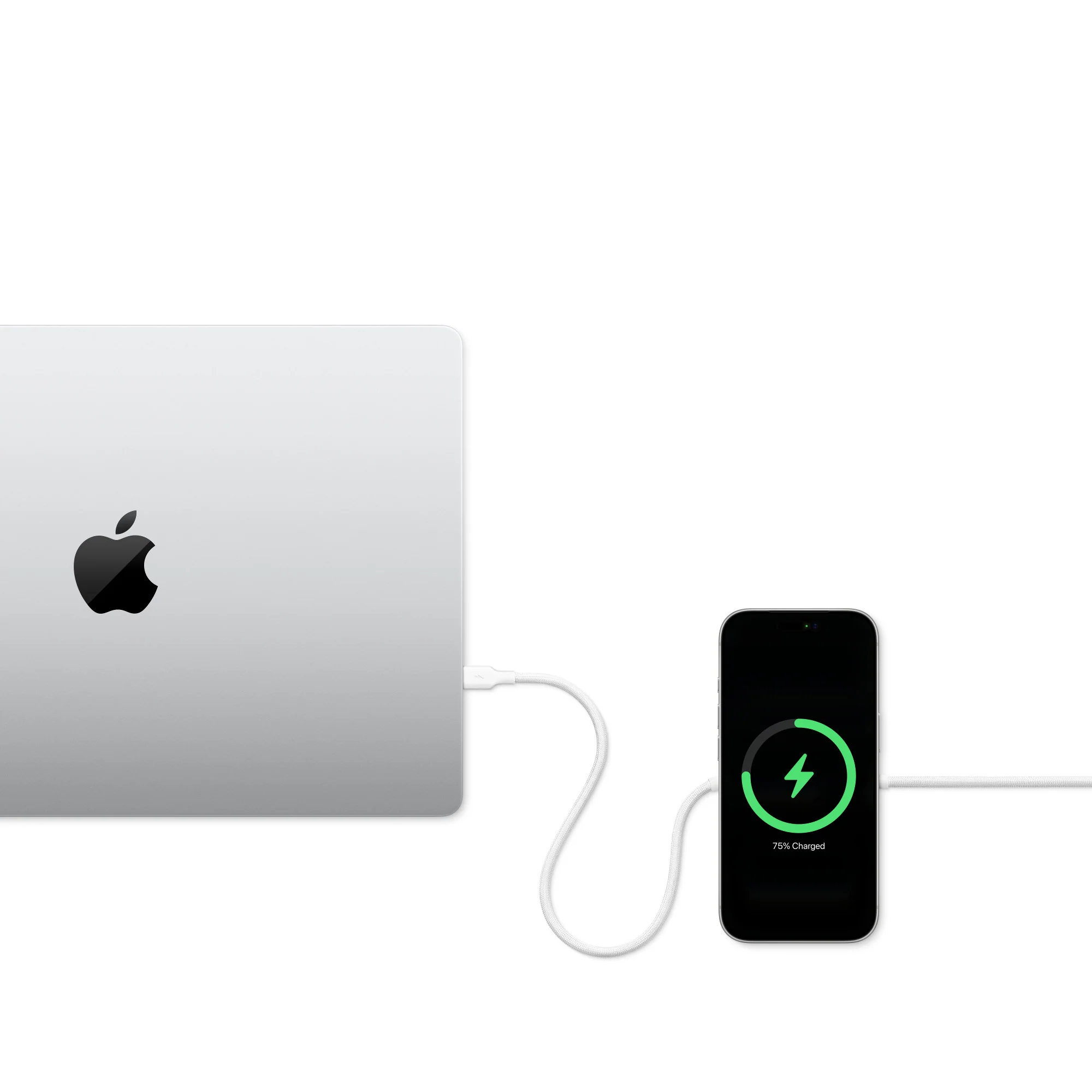 Zens Pro 2 | Wireless Charger - Charging Cable USB-C/USB-C - Wit - Image 4