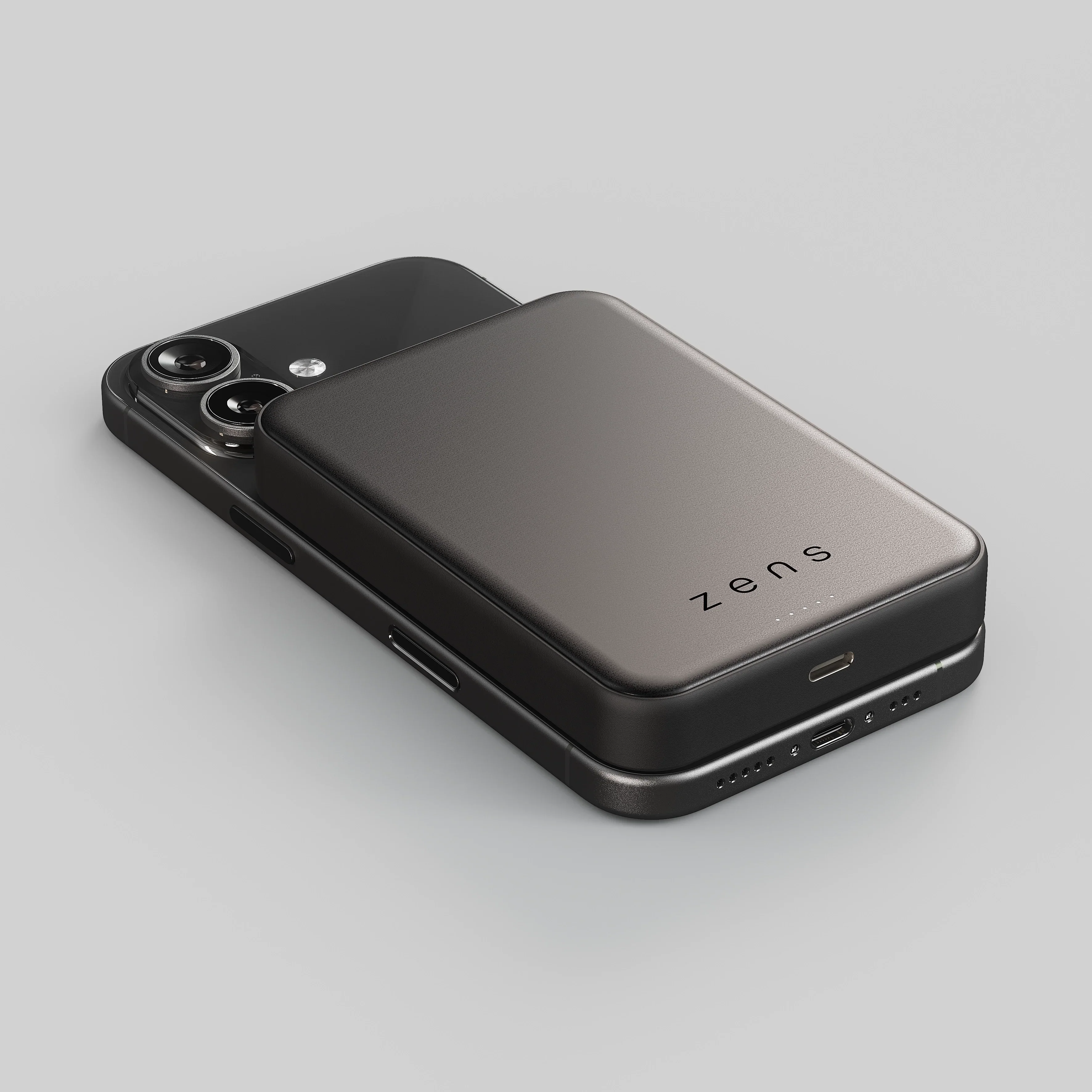 Zens Pro 2 | Semi Solid State 10.000mAh-powerbank met QI2.2 - Zwart - Image 3