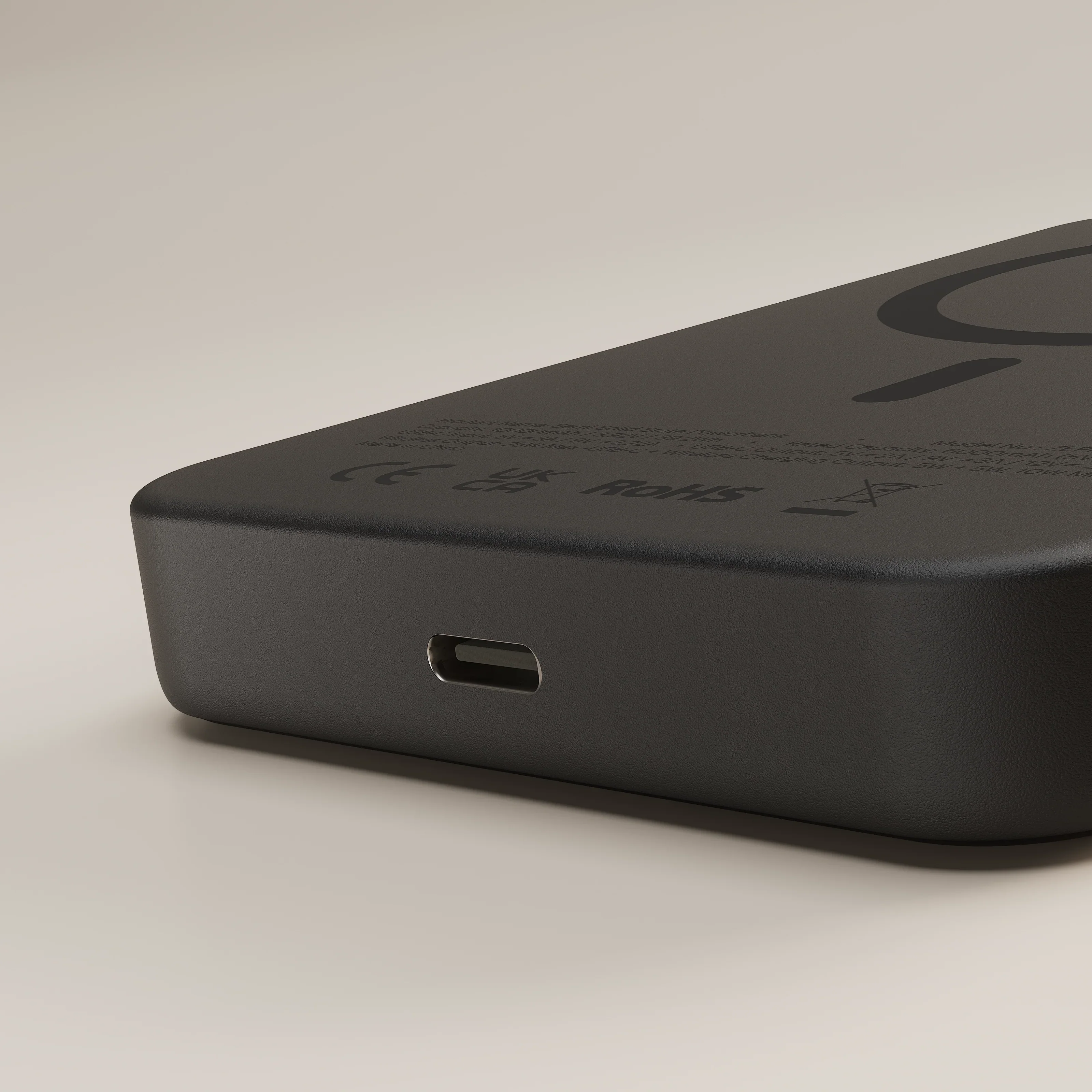 Zens Pro 2 | Semi Solid State 10.000mAh-powerbank met QI2.2 - Zwart - Image 4