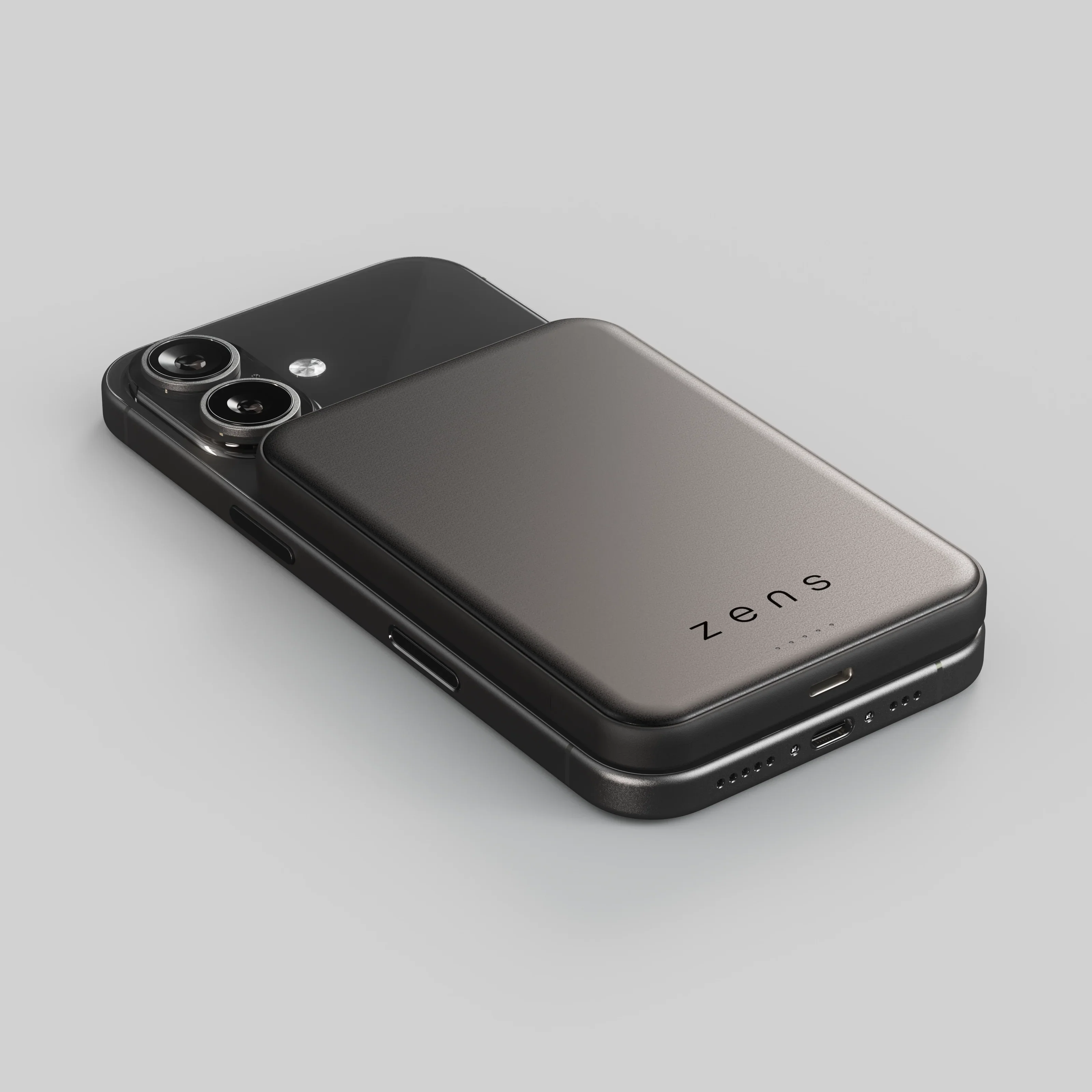 Zens Pro 2 | Semi Solid State 5.000mAh-powerbank met QI2.2 - Zwart - Image 2